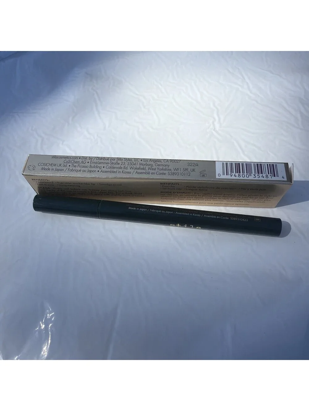 Stila Stay All Day Waterproof Liquid EyeLiner .016 fl oz Intense Jade NIB